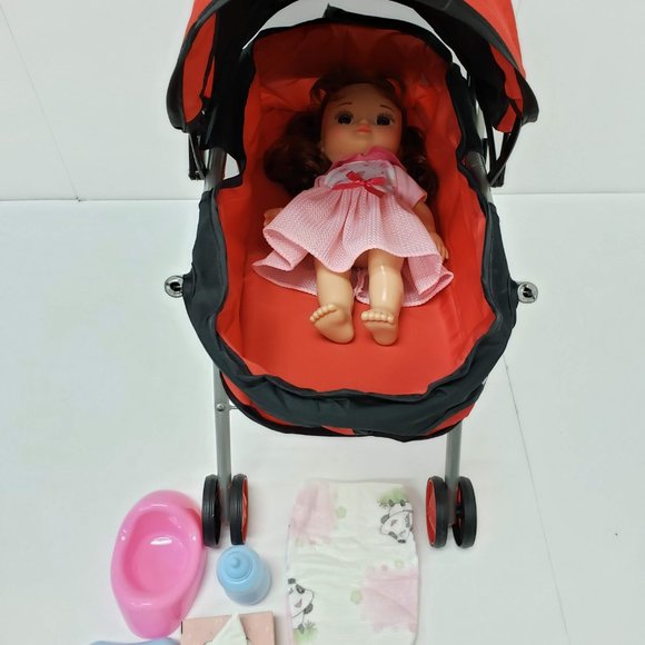 New 10" Doll and Pram Trolley - Picture 11 of 13
